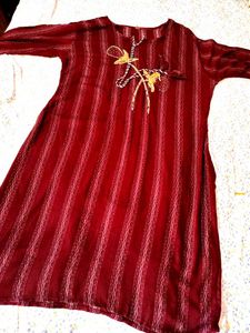 heavy work kurti set