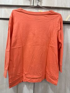 Spunk - Orange "Move With Courage" Graphic T-Shirt