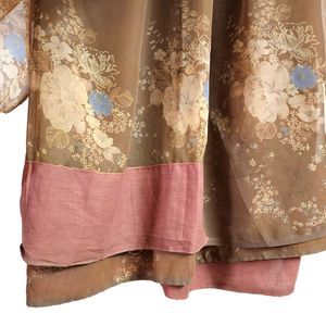 Brown Chiffon Saree