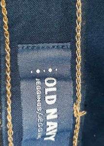 NAVY BLUE JEGGINGS with hand-painted back pockets