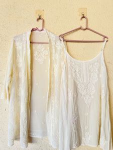 Elegant Chikankari Kurta Set