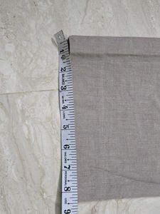 korean Beige Casual Trousers