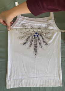 Sparkling Embellished Tank Top