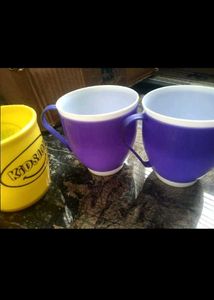 Set of Colorful Mugs