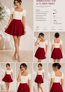 Top & Skirt combo