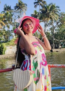 Boho Maxi Dress with Tropical Print