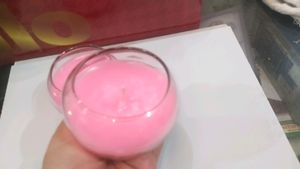 Beautiful Pink Scented Candles