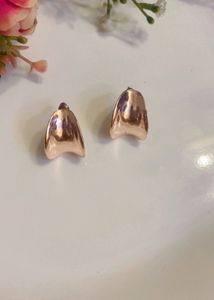 Rose Gold Hoop Earrings