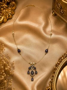 Elegant Amethyst &amp; Pearl Necklace
