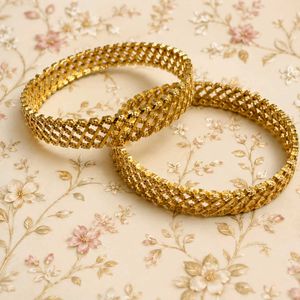 Elegant Gold-Tone Bangles