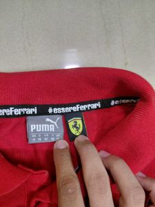 ORIGINAL Puma Scuderia Ferrari F1 Red Polo Shirt