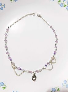 Royal Purple Vintage Necklace 🦄🥀