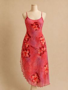 Chic Floral Print Midi Dress