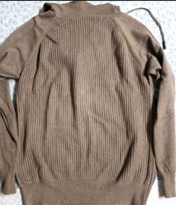 Ribbed Knit Hoodie