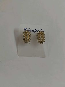Elegant Gold Tone Earrings