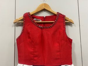 Women’s Fit And Flared Cute Mini Red Dress