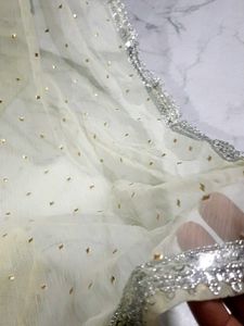Embellished Net Dupatta