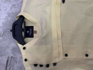 Yellow Men's Button-Up Shirt