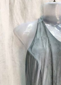One-Shoulder Maxi Dress with Slit