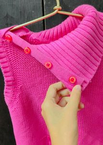 Rose Pink Girl Kid Sweater
