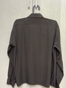 Classic Dark Brown Button-Up Shirt