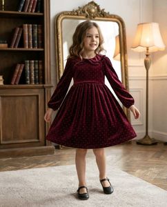 velvet Party wear dress girls