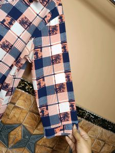 Chic Checked Long Sleeve Shirt