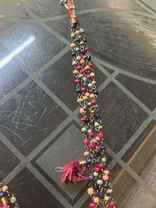 Boho Beaded Tassel Necklace