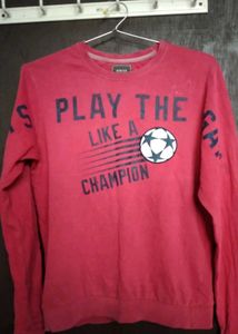 Red "Play Like A Champion" Graphic T-Shirt