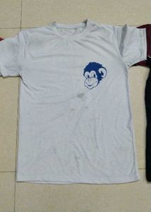 Cute Monkey Graphic T-Shirt
