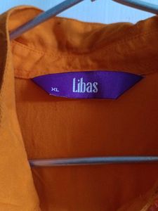 Vibrant Orange Shirt Kurti