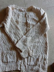 Cozy Knit Button-Up Cardigan kids
