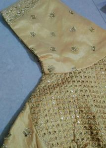 Elegant Mirror Work Saree
