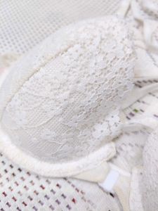 White Lace Padded Bra