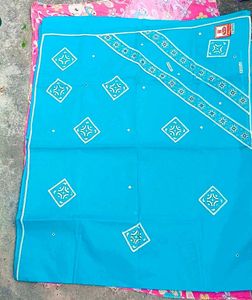 Absolutely new Cotton Saree With Blouse