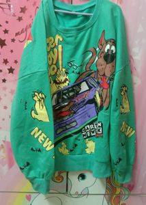 Scooby Doo Graphic Print Sweatshirt