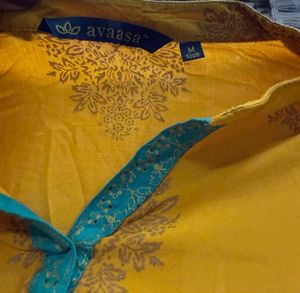 yellow kurta