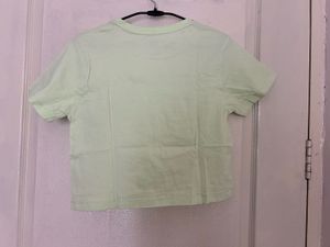 Light Green Crew Neck T-Shirt