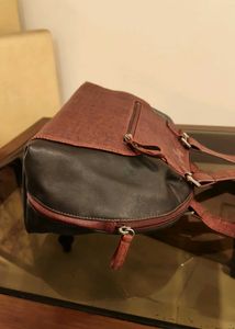 Bagit Red Black Stylish Functional Handbag