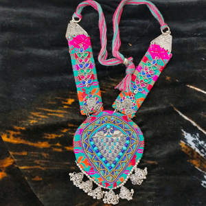 Fabric necklace