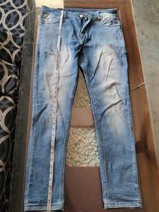 Men's Light Wash Denim Jeans
