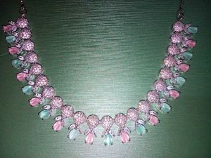 AD NECKLACE WITH EARRINGS