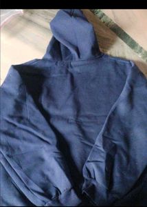 Navy Blue Graphic Hoodie