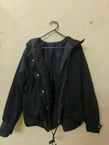 Stylish Unisex Black Casual Jacket