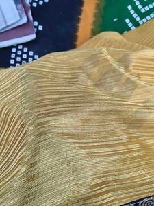 Elegant Peach Saree with Detailed Border