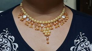 Elegant Pearl Necklace &amp; Earring Set