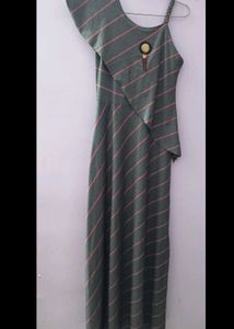 A Grey Long Frock