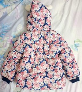 Floral Padded Jacket For Kids