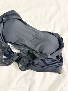 Lace Trim Sports Bra