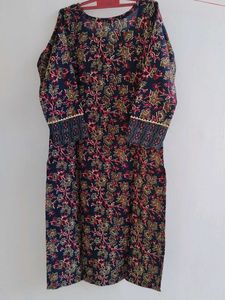Floral Print Kurti Set